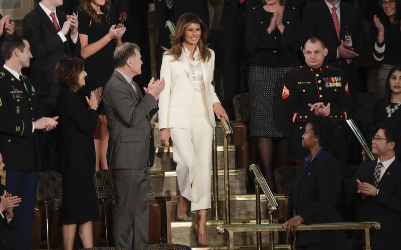 Melania at State of the Union Address 2018